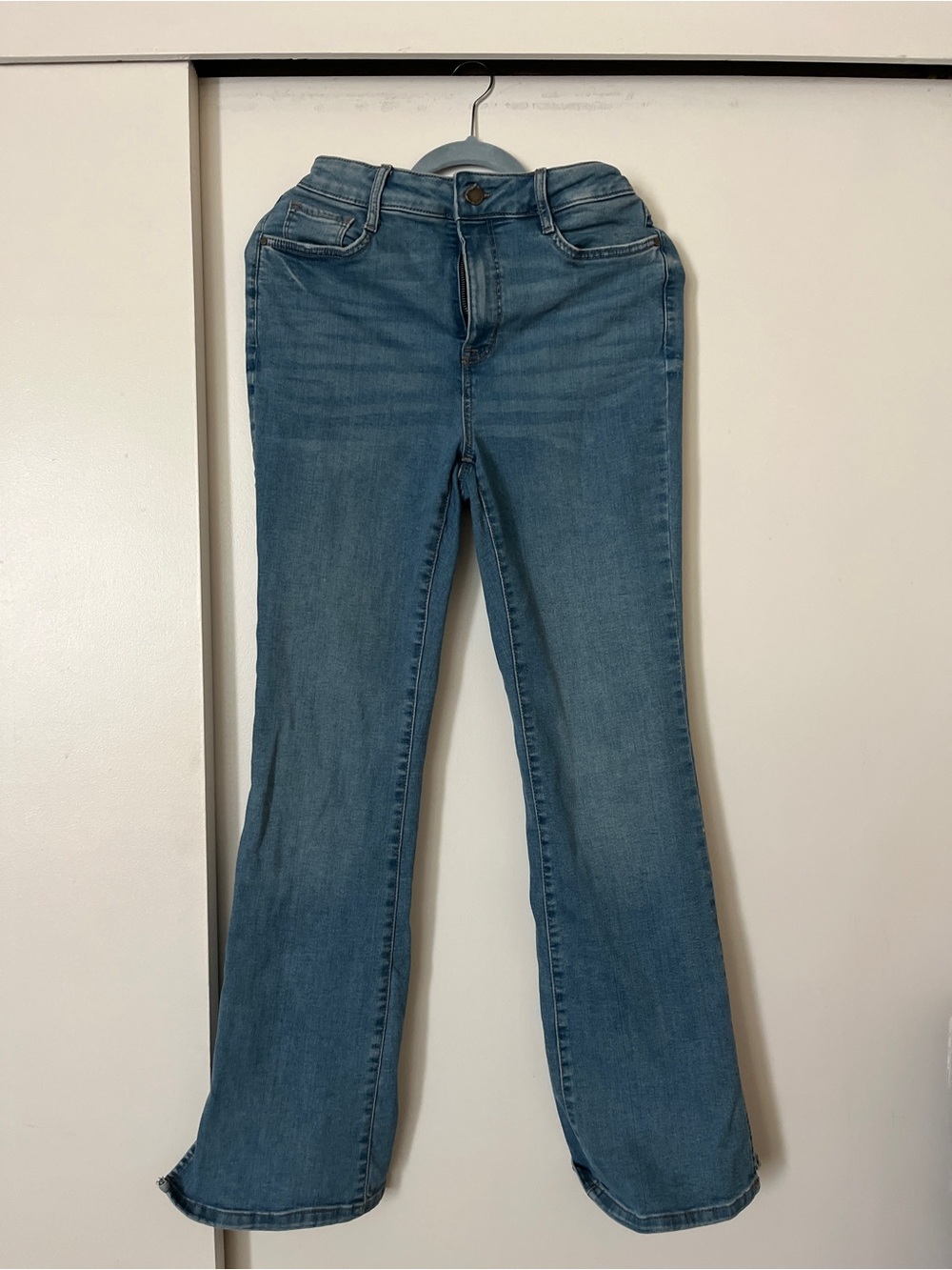 Nine West Women's Light Blue Flare Jeans